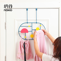 Naya Nakko Iron Art Hit Color Door Rear Hook Oval Large bearing strong wall Wall Containing Shelf Without Mark-free