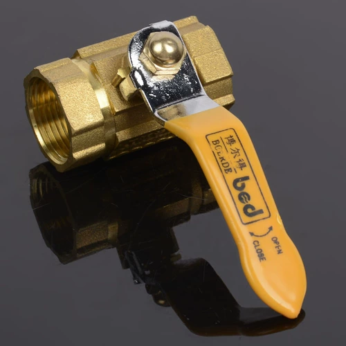 Медный шаровой клапан Бонато Внутренний шелковый шаровой клапан 25 20 Переключатель водопровода переключатель воды Вода труба Медный клапан труба воды медный клапан 4 точки и 6 баллов