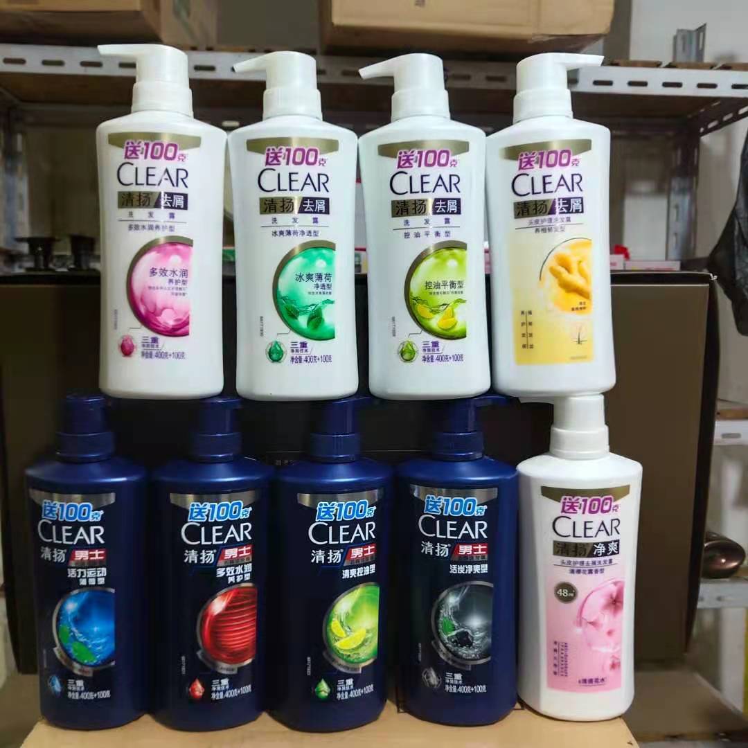 Clear Shampoo Anti-Dandruff Shampoo Vitality Sports Mint Cherry Blossom Refreshing Refreshing Oil Control 500ml Men and Women