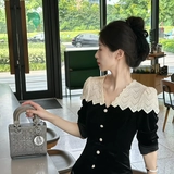 Легкая экстравагантная талия и тонкая талия и тонкая кружевная сплайсинга сплайсинга