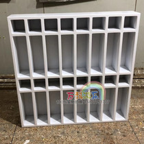 New kindergarten solid wood camphor Pine Cup holder childrens towel cup holder baby towel cup holder baby towel cup holder storage rack