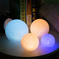 Luminous led decorative ball moon starry night light stage lantern light show creative rice granule ball