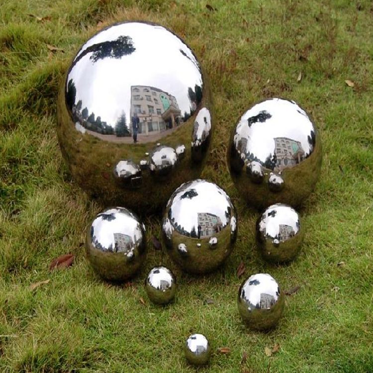 201 stainless steel ball hollow ball decorative ball floating ball 95 ball courtyard wall fence handrail stainless steel ball