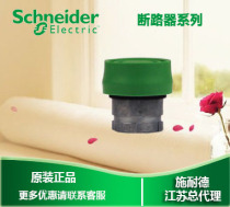 (Original)Schneider reset button head with cover ZB2BP3C green