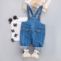 Baby Boys Pants Summer Baby Jeans Kids Spring Autumn Summer Thin Sling Pants Toddler Baby Boys Summer