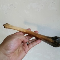 A cigarette pot made of bone from the late Qing Dynasty and the Republic of China completely preserved and in normal use maintaining the authenticity of antiques and miscellaneous old smoking utensils