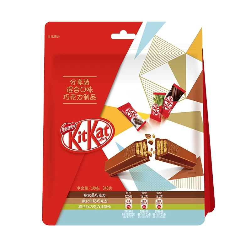 [Предпродажа] КитКат Nestlé Чичяо Вэйчжицзи шоколад темный молочный матча повседневный 348 гx2