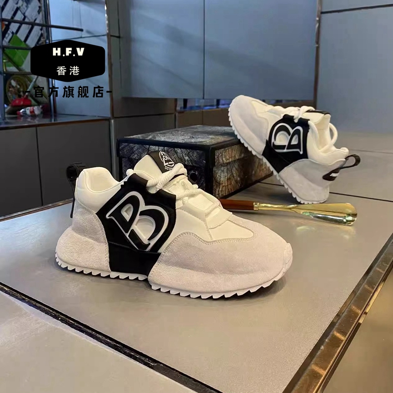 H.F.V. Co-Branded Spring and Autumn New Style Super Cool Dad Shoes for Men, Comfortable, Height-Increasing, Breathable, Casual Sports Shoes, Trendy H.F.V. Co-Branded Spring and Autumn New Style Super Cool Dad Shoes for Men, Comfortable, Height-Increasing, Breathable, Casual Sports Shoes, Trendy