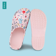 Gomeen In Hình Phẫu Thuật Giày Chống Trơn Trượt Phòng Phẫu Thuật Giày Công Sở Nữ Y Tá Dép Đế Mềm Không Mệt Mỏi Dép Nam mùa Hè dép quai hậu nữ