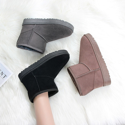 秋冬短筒加绒简约雪地靴