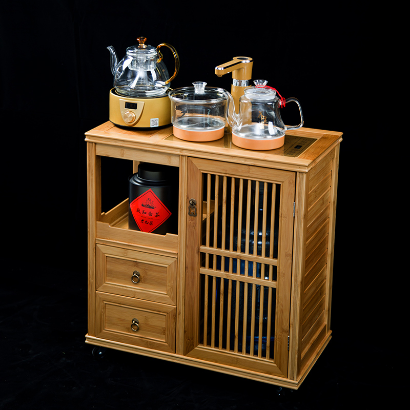 Hong bo acura retro walnut tea edge ark, household kung fu tea tea tea water tanks of tea machine zero