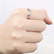 925 silver men ring personality silver jewelry adjustable size index finger sterling silver single ring male tide can be lettering