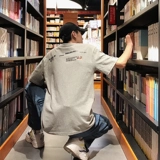 Брендовая трендовая универсальная футболка для школьников, короткий рукав, популярно в интернете, свободный крой