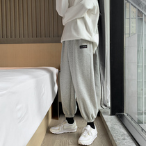 Summer Sports Pants Men Loose Bunches Pants Trendy Pants Trendy 100 Hitch Pants Casual Pants Korean Version Spring and Autumn Wear Pants