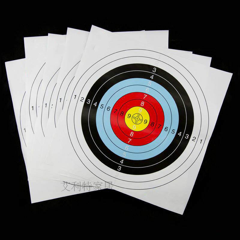 Bow Arrow accessories bow and arrow practice Arrow paper GEF Target Paper Anti Qu bow EVA Grass Target Exclusive copper version Paper target paper