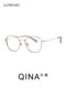 QINA's new optical frames for men can be equipped with prescription myopia glasses for women, comfortable titanium leg frames QJ7169