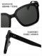 QINA Qina Zhao Lusi's same fashion sunglasses trendy large frame sunglasses men's sunglasses women's QN3003