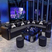 KTV light luxury network red combination corner bar clean sound bar tea few UL type box family karaoke sofa manufacturer