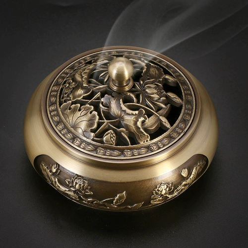 思友 Чистая медная горелка с благовонием обстановка в помещении для сандалового дерева чайная церемония для копченая ароматная ароматная печь