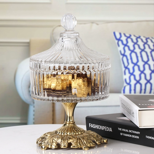 思友 Чистый медный танк дом с закусками сухой фрукты конфетки для хранения танка гостиной творческий домашний орнамент