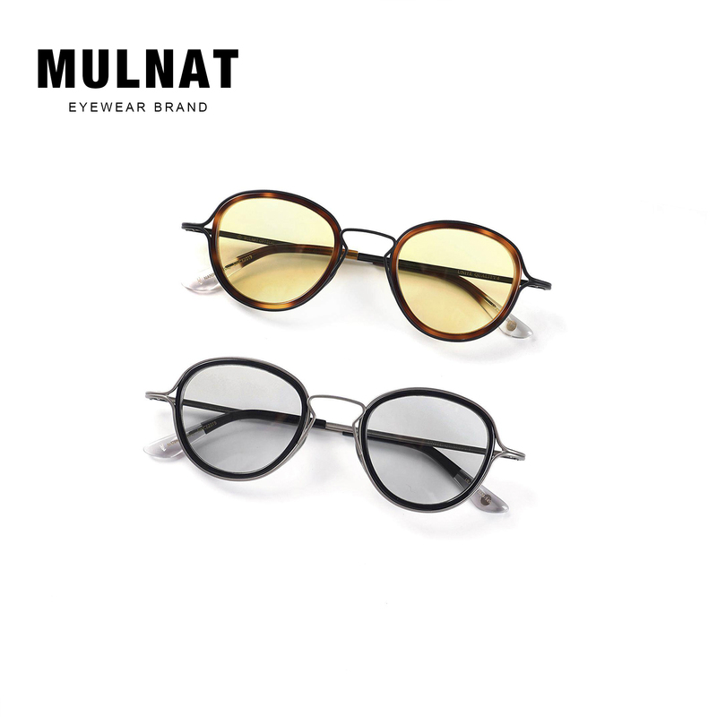 Mulnat X Unitelife Collaboration Ul4.0 Handmade Eyeglass Frames Retro National Trend Pure Titanium Round Frame Mulnat X Unitelife Collaboration Ul4.0 Handmade Eyeglass Frames Retro National Trend Pure Titanium Round Frame