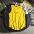 Ins thể thao hoang dã vest nam thương hiệu áo vest nam xu hướng lỏng lẻo mùa hè cotton hip hop không tay áo thun nam - Áo vest cotton áo khoác blazer nam hàn quốc Áo vest cotton