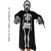 Halloween cosplay hóa trang trang phục bộ xương đồng hồ ma áo choàng người lớn trẻ em kinh dị mặt nạ sát nhân halloween Trang phục haloween