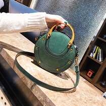 Garden small bag French Hand bag Joker bag Women Four Seasons Universal Hong Kong style small round bag womens bag portable crossbody