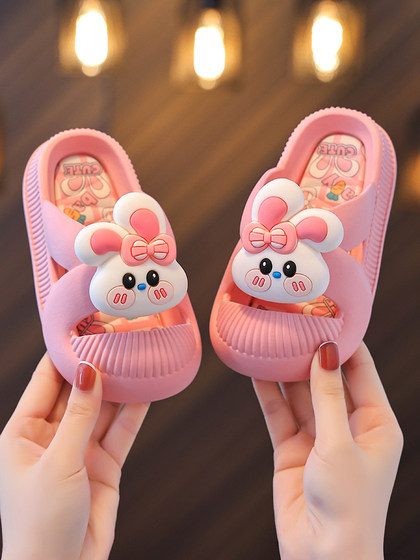 儿童凉拖鞋夏男童防滑外穿包头防撞软底中小童女孩卡通沙滩凉拖鞋