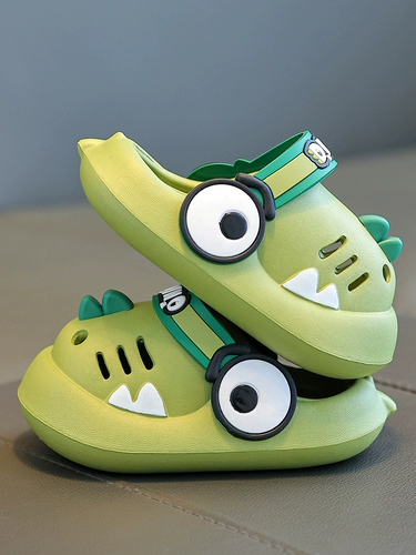 Летние детские слайдеры, нескользящие дышащие тапочки подходит для мужчин и женщин, детская пляжная обувь