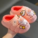 Детские зимние тапочки для мальчиков, водонепроницаемая флисовая удерживающая тепло детская детская сумка, семейный стиль