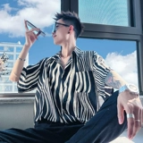 Рубашка, свободный крой, изысканный стиль