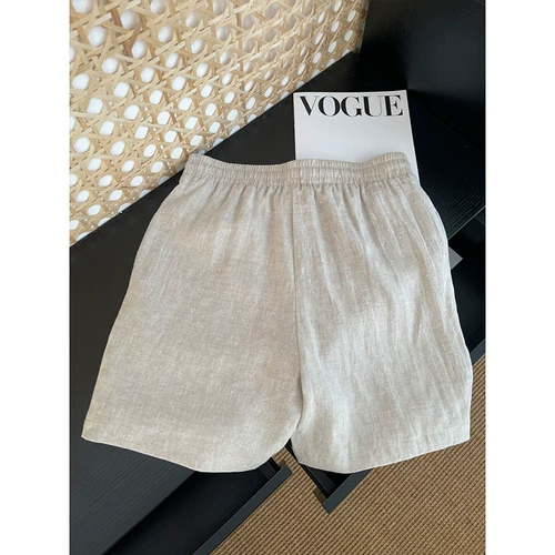 Хаки дышащие летние тонкие шорты для отдыха, штаны, свободный прямой крой