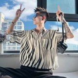 Рубашка, свободный крой, изысканный стиль