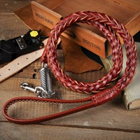 Сплошная кожаная веревка (коричневая)