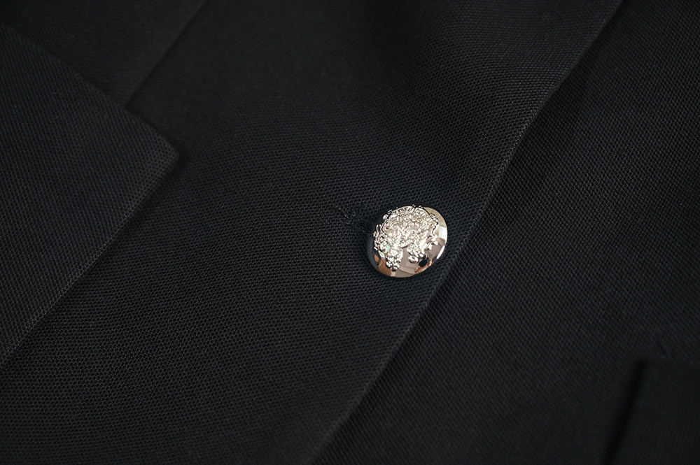 Сики женщины 251/13 сша один весна новый Бусы принт петарда два металлической пряжкой слим небольшой костюм 