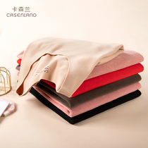 Kassenlan mens scratchless thermal underwear blouse single heat storage fiber autumnilywoman long sleeve gush with undershirt winter