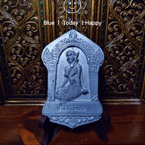 Muzhen Buddhist card Thai characteristics May the time live up to hard work Azan wala wala Kongpai ornaments