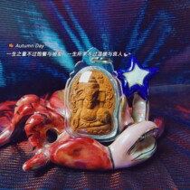 Muzhen Buddha card Thai characteristics clean up your mood and have a good rest Ajahn Mona elephant god baby pendant