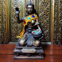 Muzhen Amulet Handicraft Dont use your cognition to speculate on other peoples world Bronze statue decoration