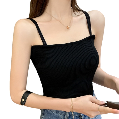 Летний трикотажный сексуальный бюстгальтер-топ, эффект подтяжки, облегающий крой