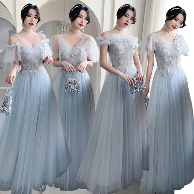 Evening dress prom gown Bridesmaid Dress spring Bridesmaid group sisters dress birthday party long annual meeting evening dress female