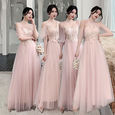 Evening dress prom gown Bridesmaid dress and sisters group 18 year old girls evening dress