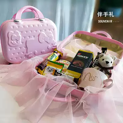 Baby return suitcase gift box Birth full moon 100-day banquet Birthday wedding bridesmaid Cake egg souvenir