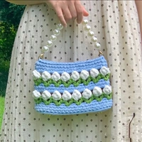 Озеро голубые феи белые фрукты зеленый [жемчужная практика] Материал пакет