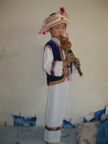  Boys dance performance clothing Ethnic minority childrens Bai clothing Gourd silk performance stage performance clothing