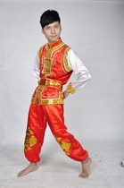 Dragon lantern clothing drum waist drum clothing minority mens clothing Yangko costume dance performance stage costume