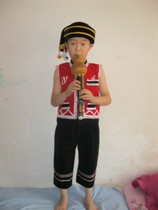  Ethnic minority gourd silk dance performance costumes Hani Dai Wa boys stage performance costumes