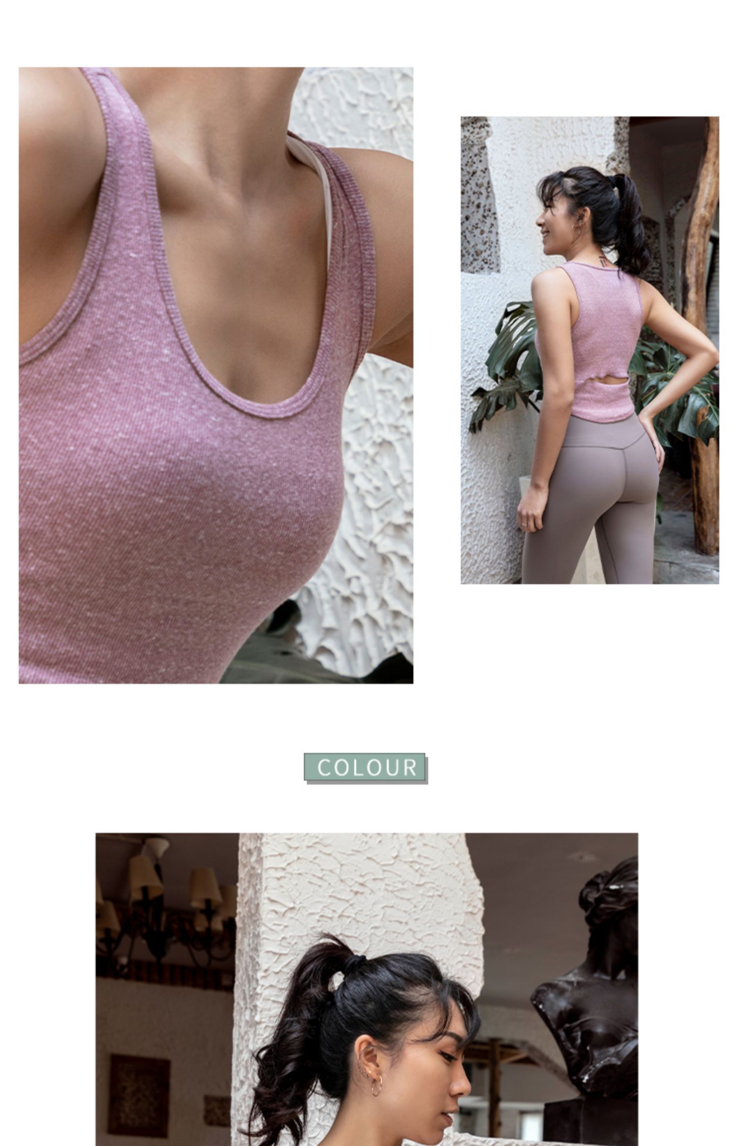 L RECNAVA áo thể thao khô nhanh đồ lót thể dục nữ vest mặc áo không tay sling quần áo yoga - Đồ lót thể thao áo gym