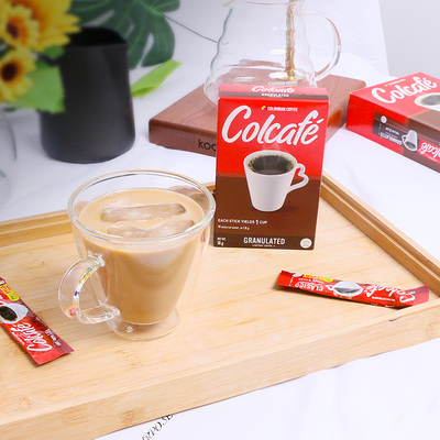 哥伦比亚进口Colcafe纯黑咖啡粉美式速溶无糖低脂健身防弹提神